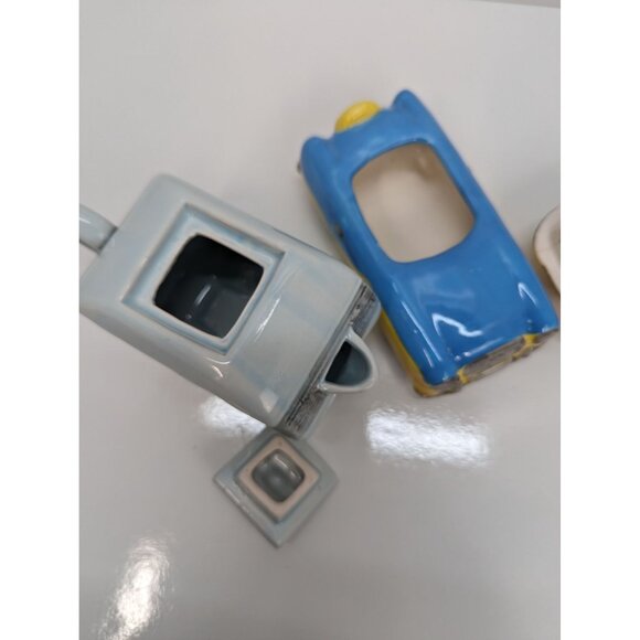 Vintage Fitz & Floyd OCI American Roadside Creamer and Sugar Set 1993 - Picture 8 of 11